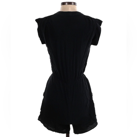 Aritzia Babaton 100% Silk Romper Black Size XXS NWOT - Picture 2 of 7